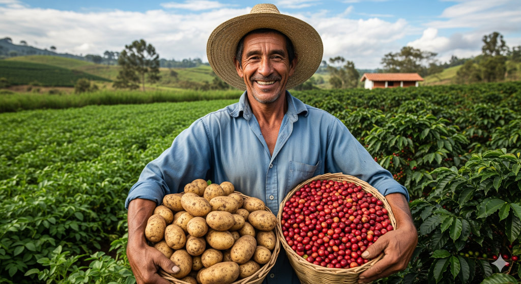 Caficultor colombiano